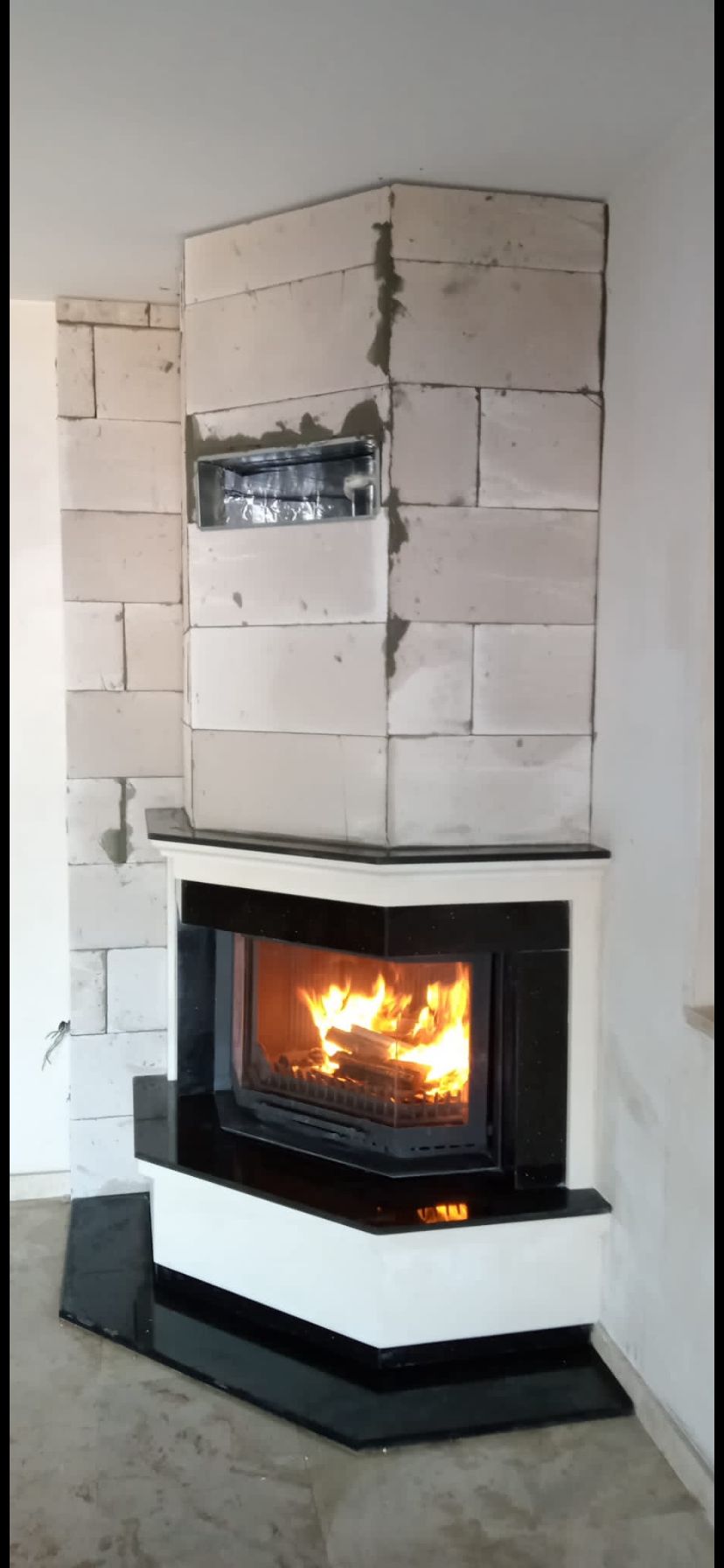 Prizmatik Asansörlü Şömine