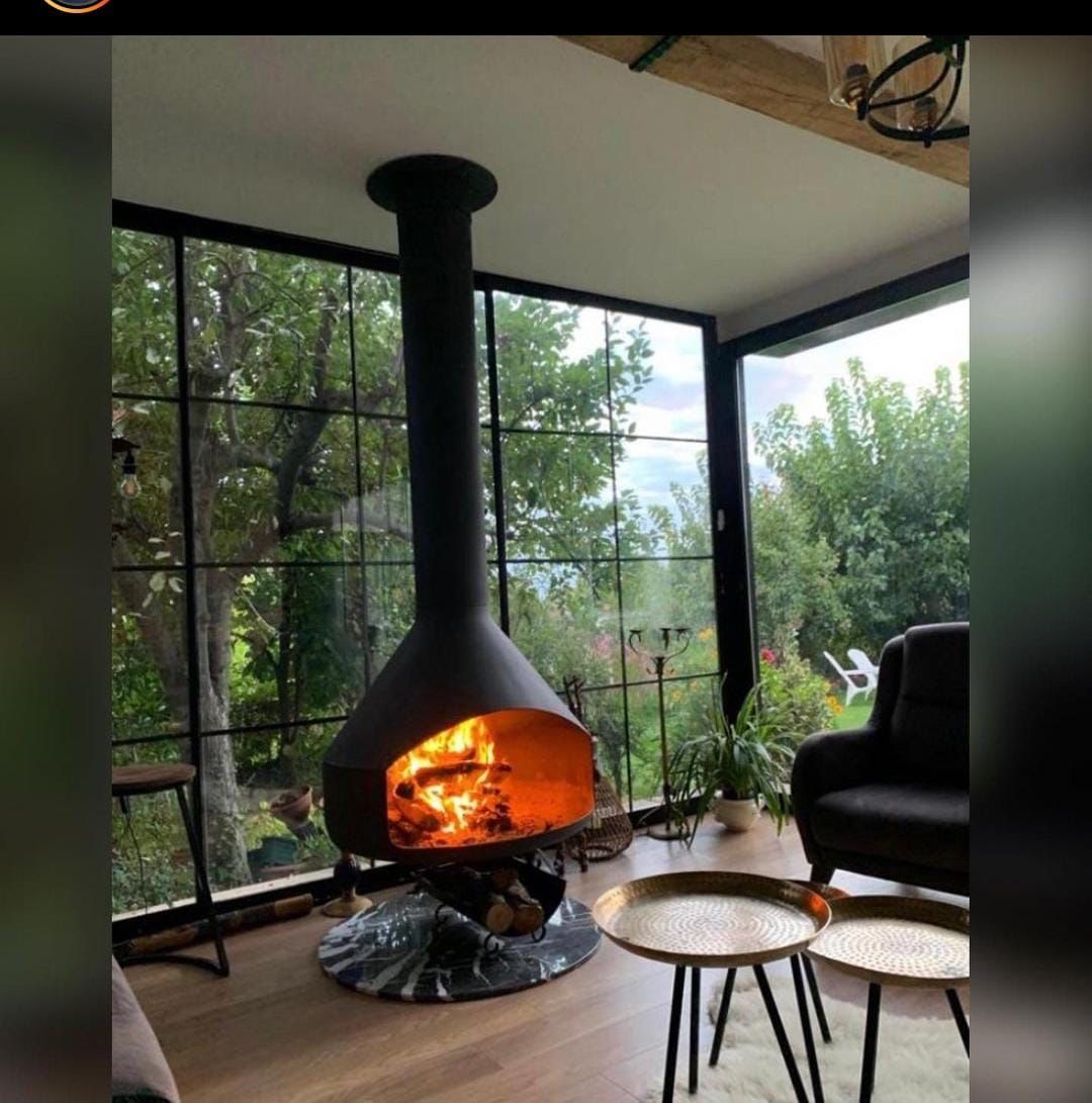 Yüksek Ağızlı Ufo Şömine