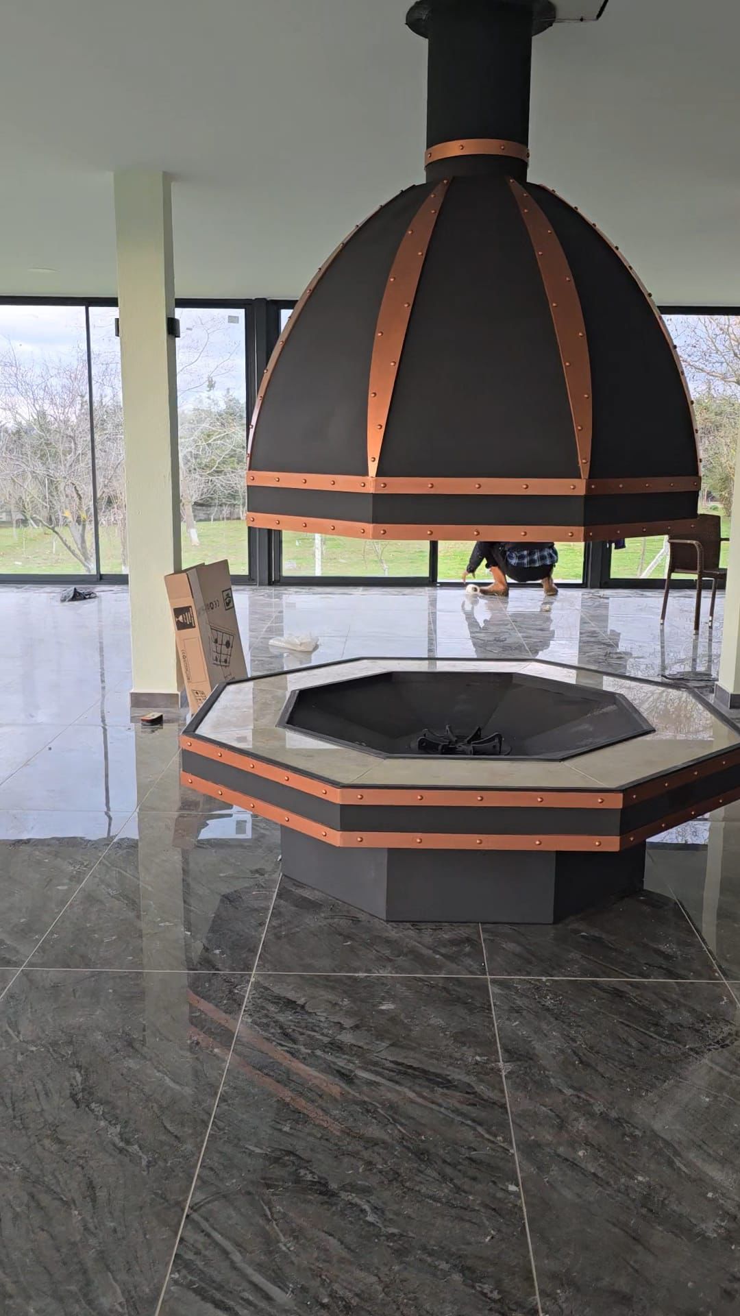 BAKIR SEKİZGEN AÇIK ŞÖMİNE